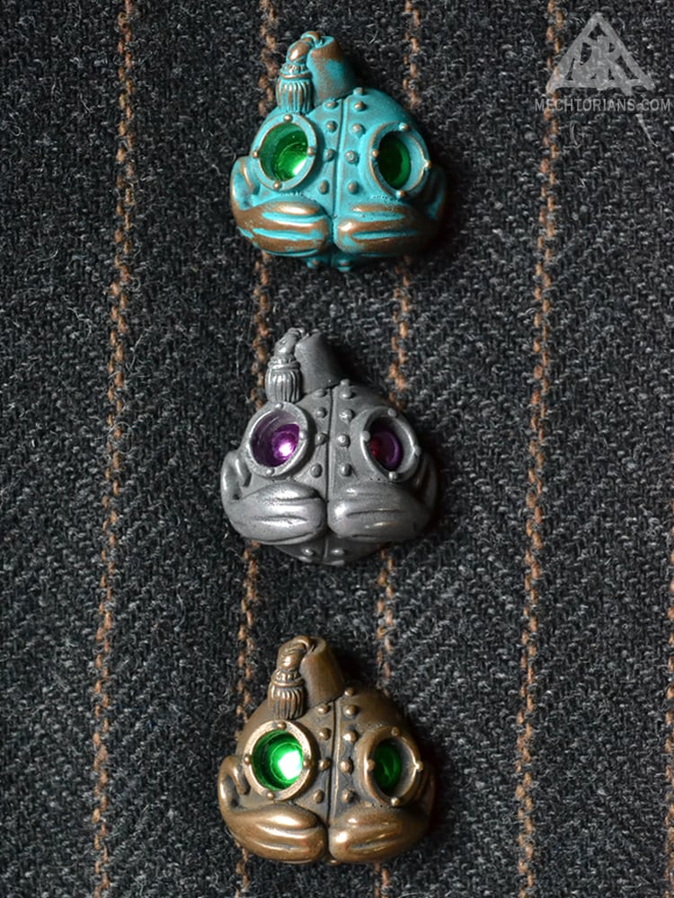 Image of Phizog Sculpted Mechtorian Resin Pin Badges