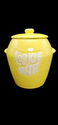 Image 1 of 1960s Retro McCoy Sunny Yellow Cookie Jar #7024