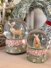 Image 1 of Pretty Woodland Snowglobes ( 2 Sizes )