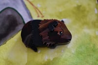 Image 1 of SECONDS- Guinea pig brooch - brown black .