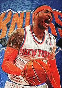 Image 3 of 💎ViNTaGe💎 Carmelo Anthony New York Knicks Home Jersey🎽 #7