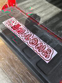 chrome red engrave  