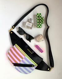 Image 5 of Striped crossbody bag 