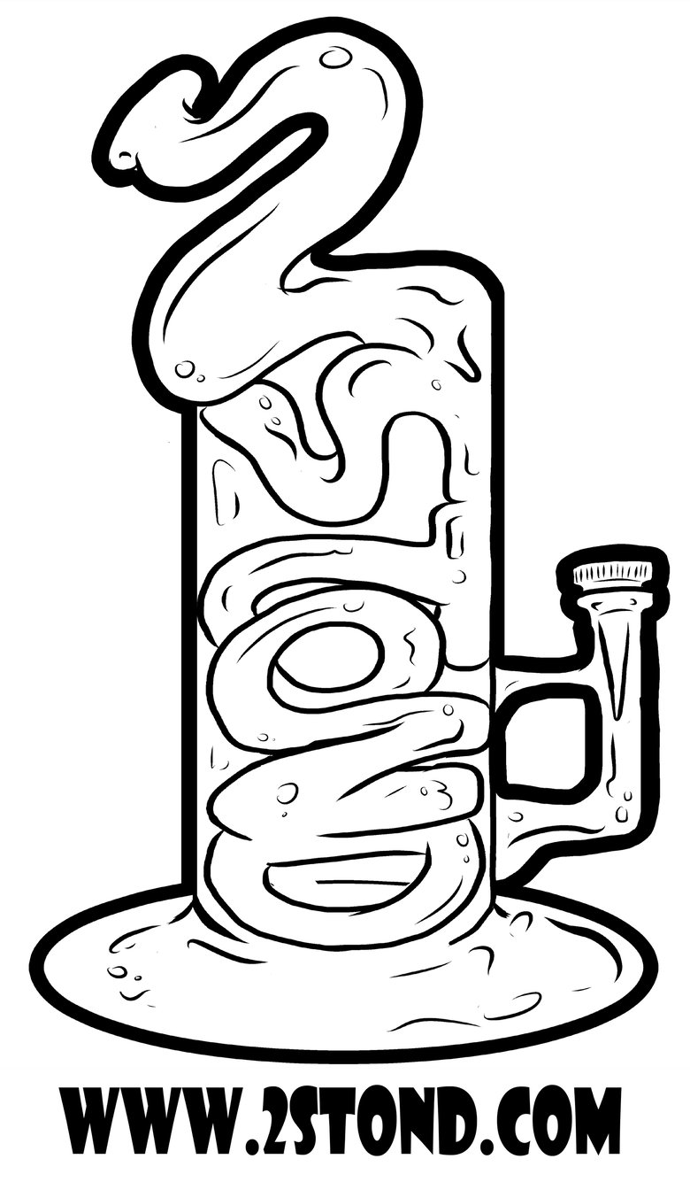 Image of 2Stond Dab Sticker