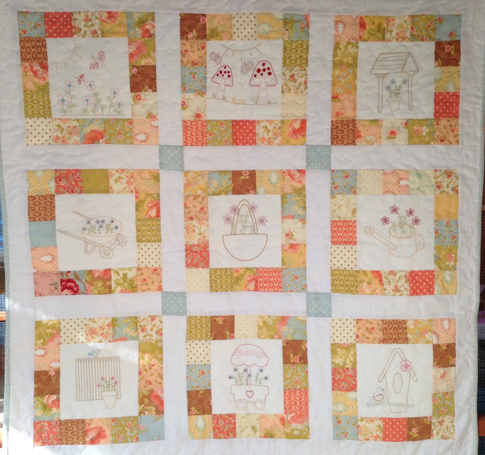 Image of Up The Garden Path Quilt Pattern