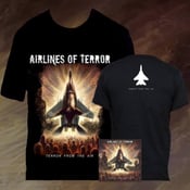 Image of BUNDLE OFFER: "Terror From The Air" CD + "Terror From The Air" T-Shirt