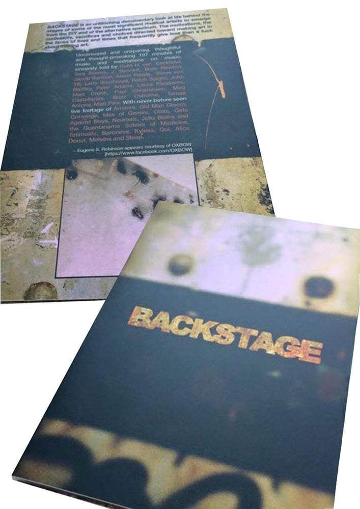 Image of BACKSTAGE- DVD