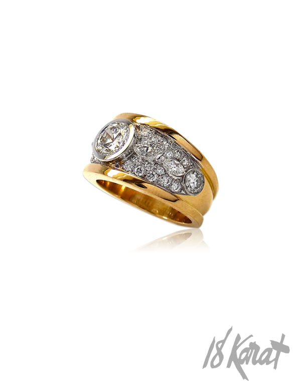 Arleen's Diamond Ring - 18Karat Studio+Gallery