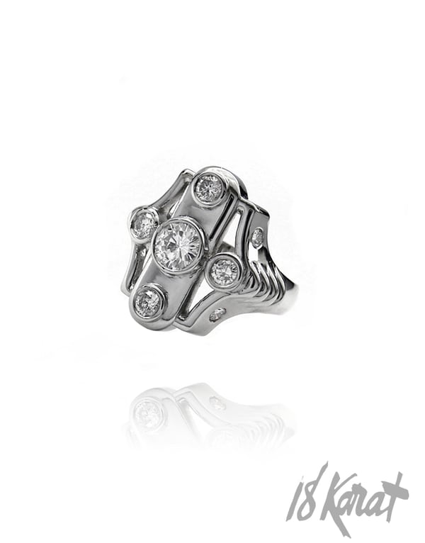 Barbara's Diamond Ring - 18Karat Studio+Gallery