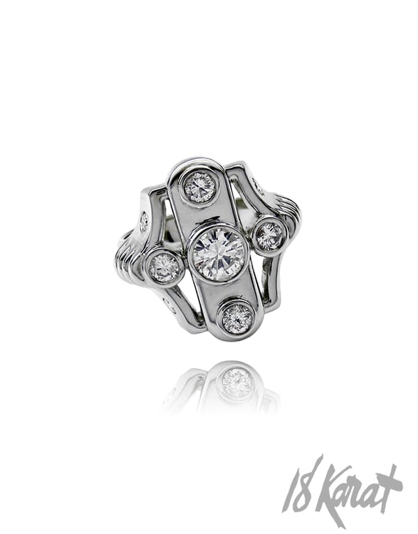 Barbara's Diamond Ring - 18Karat Studio+Gallery