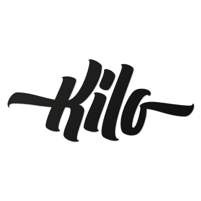 Kilo Logotype Decal—Black / Kilo