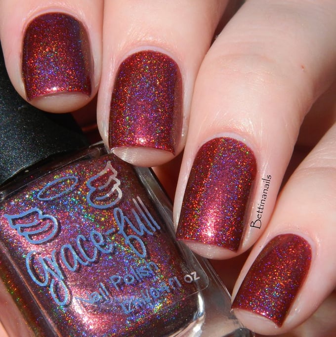 Image of HHC Poison Apple - deep red linear holo