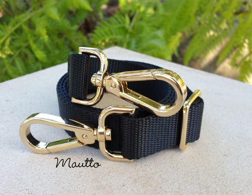 Image of Nylon Webbing Shoulder Strap - Adjustable - 1" (inch) Wide - Your Choice of Color, Length & Hook #14