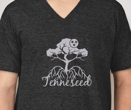 Image of Tree - Men's Black V-Neck