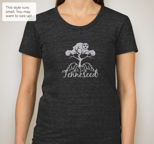 Image of Tenneseed Tree - Women's Black Track Shirt
