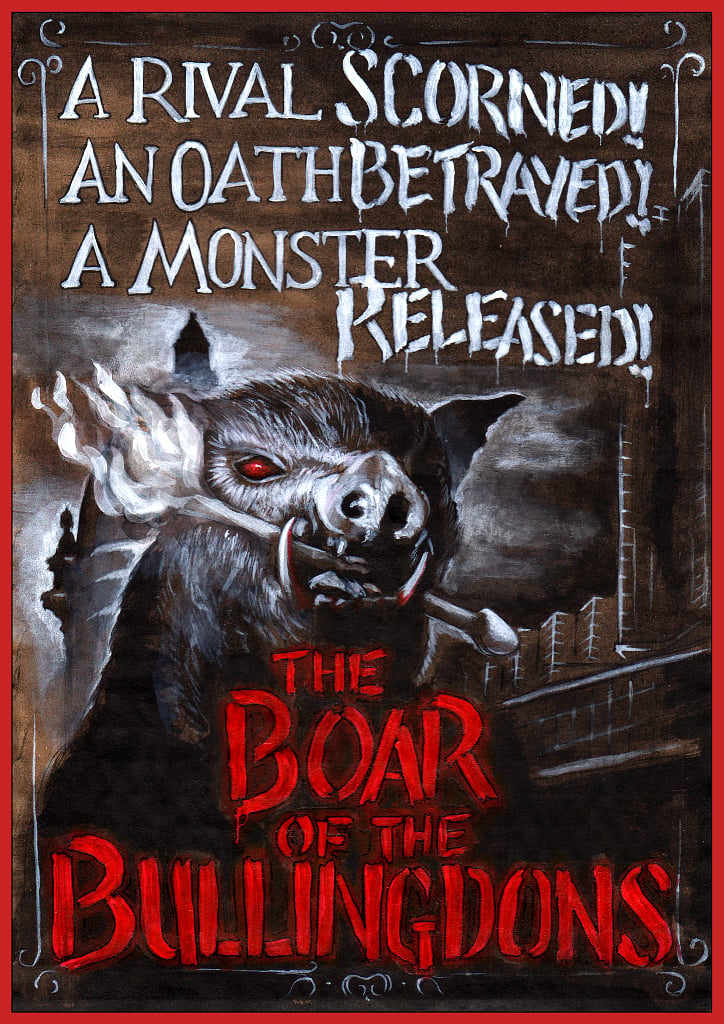 Image of 'Boar of the Bullingdons' art print
