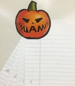 Image of Miami Jack-o-Lantern Magnet
