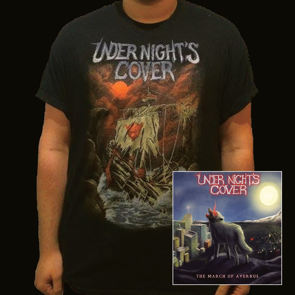 Image of The March of Avernus EP BUNDLE - EP + 'Shipwreck' T-Shirt