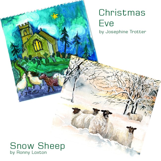 Image of Christmas Eve or Snow Sheep