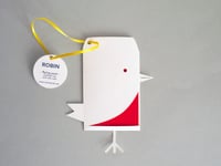 Image 2 of 2 x Robin Envelope Gift Tag
