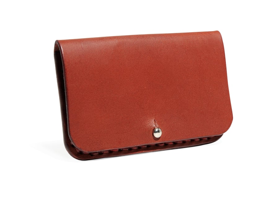 Image of Ox Blood Card Case