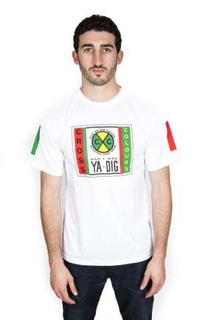 Image of Cross Colours - LABEL LOGO T-SHIRT