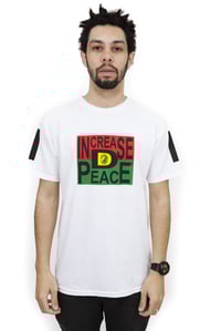 Image 2 of Cross Colours - INCREASE D PEACE T-SHIRT - White