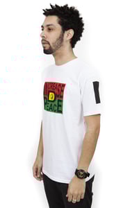 Image 3 of Cross Colours - INCREASE D PEACE T-SHIRT - White