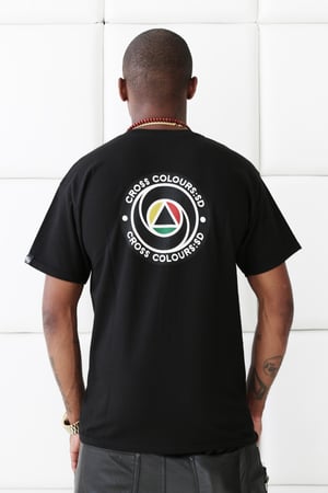 Image of Cross Colours - SD CIRCLE LOGO T-SHIRT