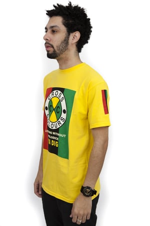 Image of Cross Colours - FLAG LOGO T-SHIRT