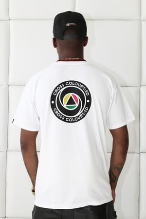 Image of Cross Colours - SD CIRCLE LOGO T-SHIRT