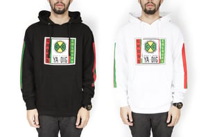 Image of Cross Colours - LABEL LOGO PULLOVER HOODIE