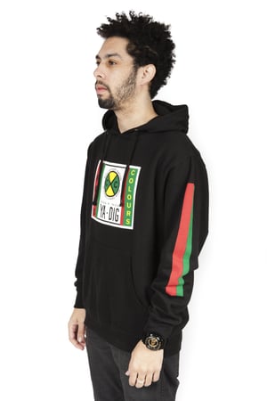 Image of Cross Colours - LABEL LOGO PULLOVER HOODIE