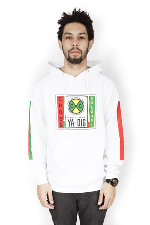 Image of Cross Colours - LABEL LOGO PULLOVER HOODIE