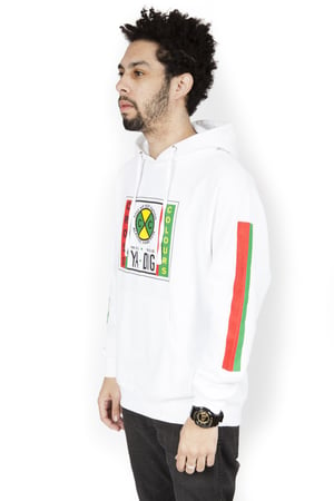 Image of Cross Colours - LABEL LOGO PULLOVER HOODIE