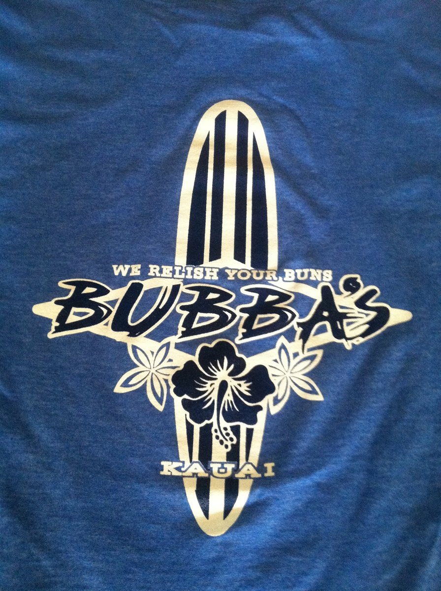 Surfboard Tee - Heather Royal | BubbaMerch