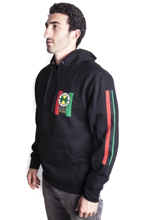 Image of Cross Colours - FLAG LOGO PULLOVER HOODIE