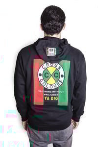 Image 4 of Cross Colours - FLAG LOGO PULLOVER HOODIE