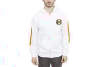 Image 1 of Cross Colours - CXC GRAFFITI CIRCLE LOGO ZIP HOODIE
