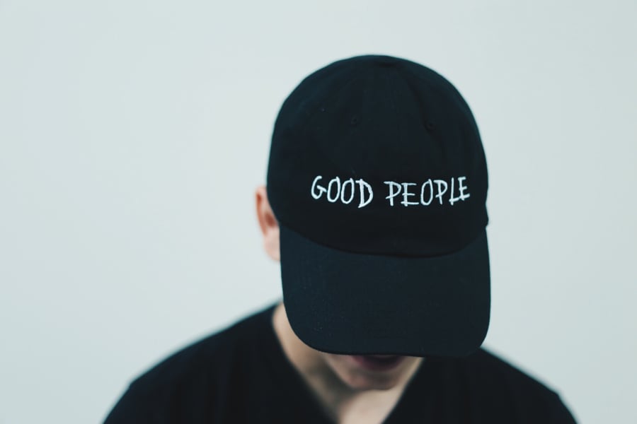 Image of (Pre-order) Limited Good People Classic Pull Strap Cap Black 