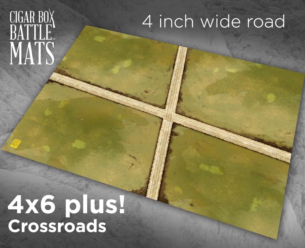 Image of Crossroads -- 4 inch roads -- #184
