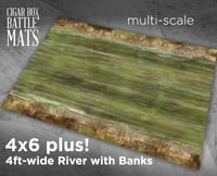 Image 1 of 4 foot River with Banks -- 4x6 plus -- #231