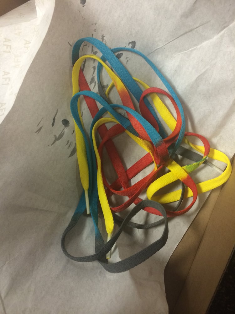 In living color splatter custom Air Force ones | Chitownkustomz