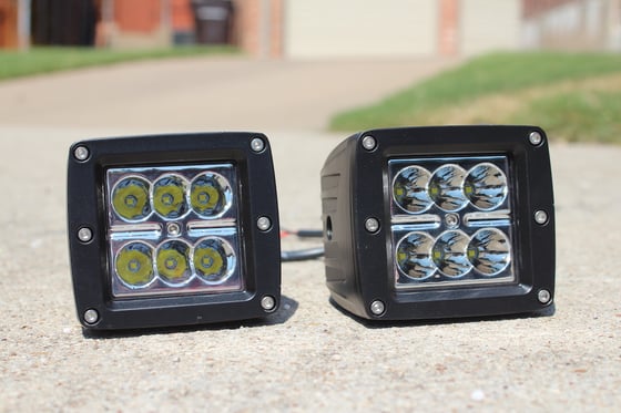 Image of 18w 3" Square CREE Pods