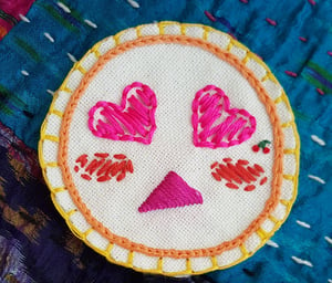 Image of Heart Eyes Emoji patch