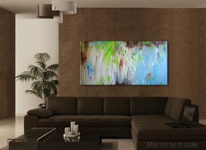 Image of 'Matin pluie' - 60x120cm