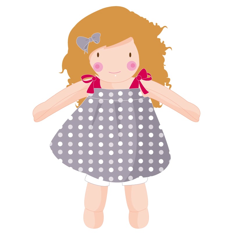 Image of Petite Poupée waldorf vanille /  sur commande