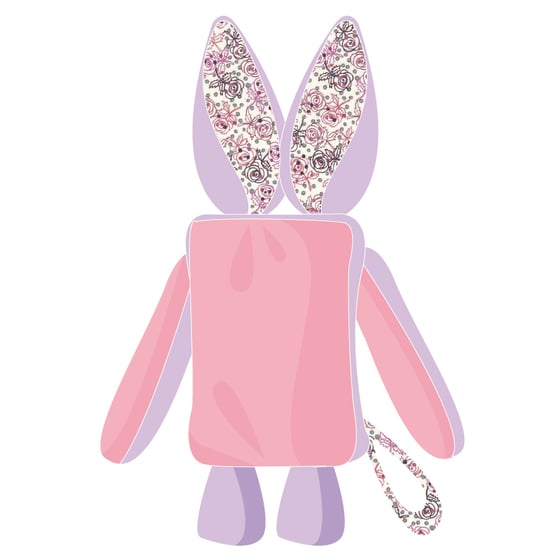 Image of Doudou lapin plat  / sur commande