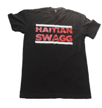 Haitian Swagg red/white black tee