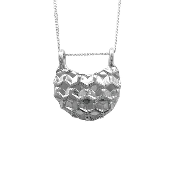 Image of Honeycomb Necklace Moon